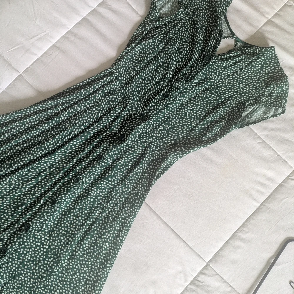 Reformation Green Midi Dress - Picture 5 of 5